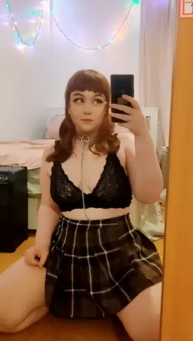 I'm only allowed to masturbate with my collar on and while in front of a mirror. 😊