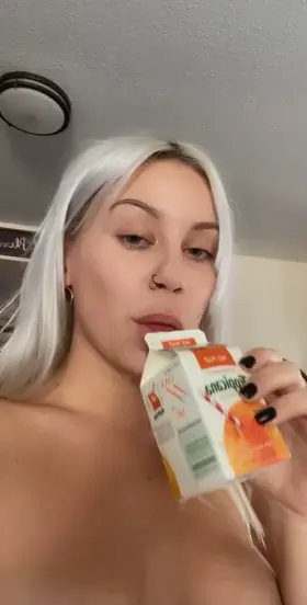 Can I suck on your juice box instead?