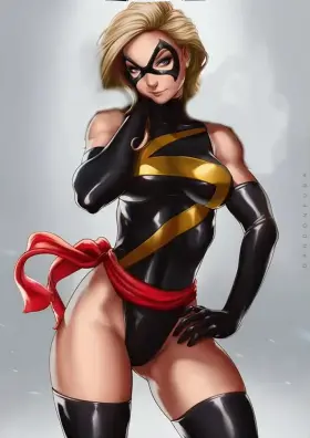 Ms Marvel Bimbofication (gif)