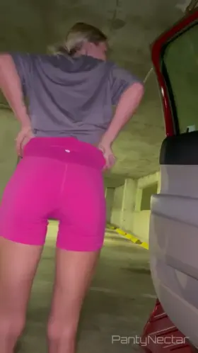 Would you finger my ass in a parking garage?