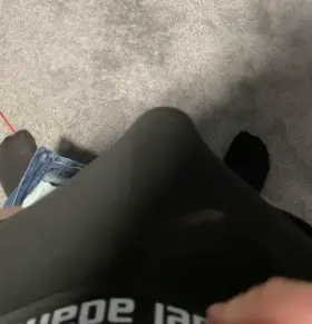 I had to whip it out after getting a boner