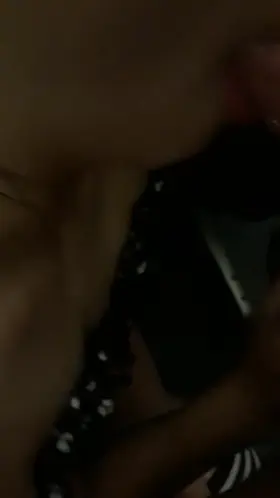 Giving the bf a sloppy blowjob :)