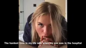 While her boyfriend is in the hospital, she takes care of his dad