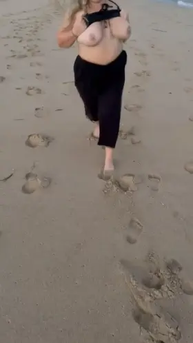 Evening walks on the beach