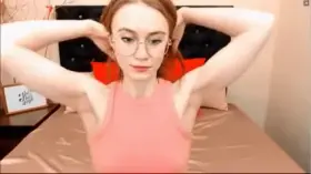 Strong Athletic 19-yr Old Russian Chemistry Major Flexes