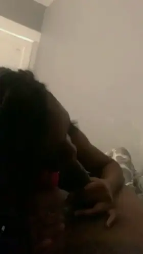 She gone for it all in her mouth 💦 Real Eater