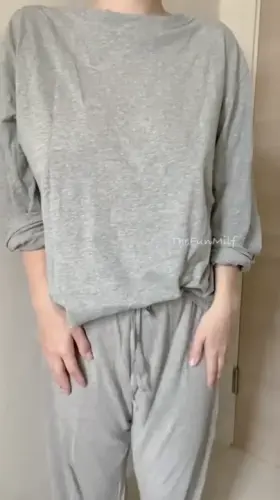 Did you expect a mom of 3 to be wearing this under her pajamas?