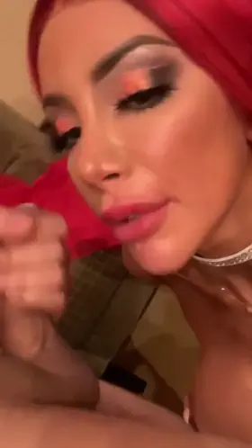 Nicolette and one small fan