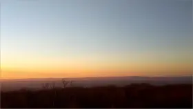 Nude Hike AT Sunset on a Cliff.