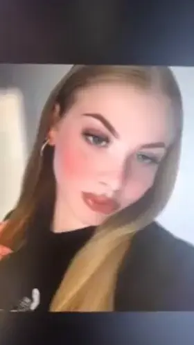 Covered her pretty face