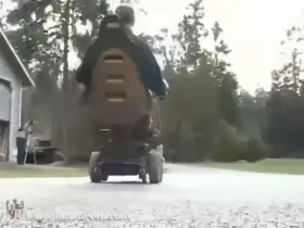 Imagine getting your mail and seeing this in your neighbors drive way