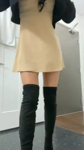 Promise to never wear panties when we go out 😇