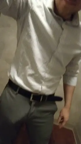 going without underwear at the office today left me with a semi all day