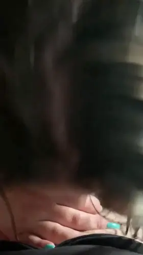 My gf sucking me off