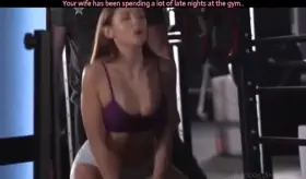 Working up at sweat at the gym [Cheating]