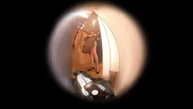 Exposed with the door open, imagine walking in on me💙