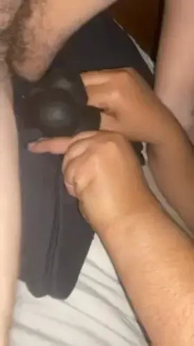 Getting my prostate rubbed by the wife