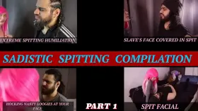 Sadistic Spitting Compilation! Wanna taste my spit? ;)