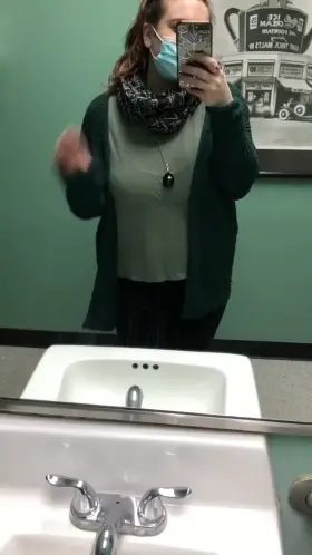 Having a lil fun at work ☺️ (OC)