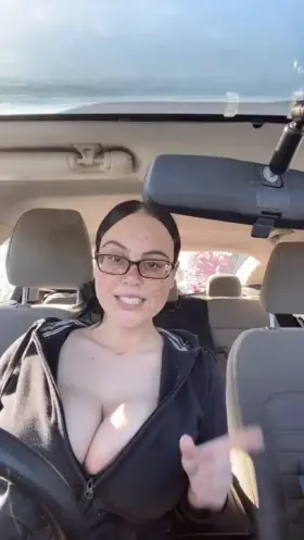 Don’t you guys wanna release your load between her fat tits?