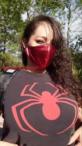 Does this titty [drop] make your spider senses tingle? [Oc]