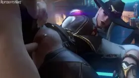 Ashe gets fucked (RopeBoundArt) [Overwatch]