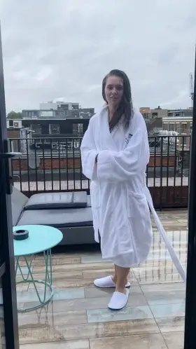 Wanna use my petite body on the balcony?