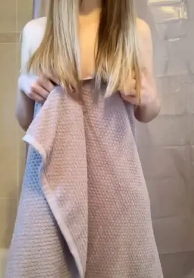 Oops my towel just fell off.. ;)