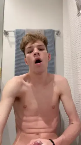 My yummy cum, wanna taste it?