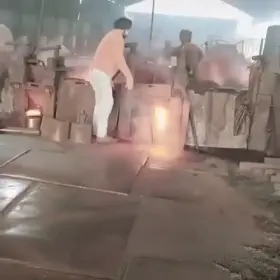 This guy is literally playing with fire