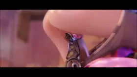 D.Va enjoying herself with Tokki (theBartender, Evilaudio)