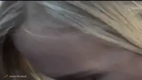 Blonde takes long lunch break for easy money