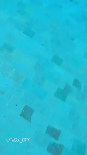 Showing my ass at the pool