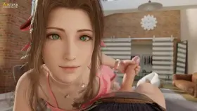 Aerith giving a handjob POV (Auxtasy)