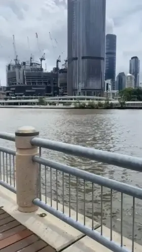 Cumming by the river 💦