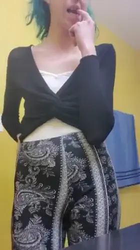 I wonder if any of my customers today noticed I wasn't wearing a bra....