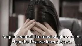 Angela as a free-use office whore