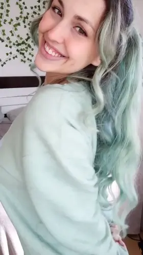 the view is so much better underneath my sweater... wanna see it?