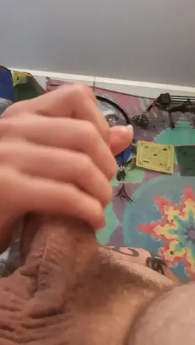 Just lay between my legs and watch