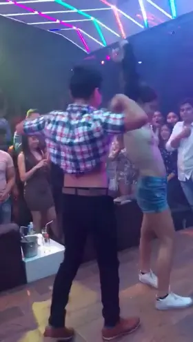 Indian Girl Topless Dance in Party [F]