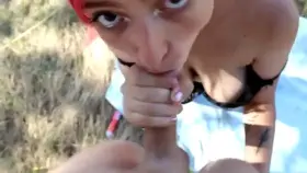 Sucking His Soul Out And Cum On Tits! BJ Eye Contact Clem_Pie