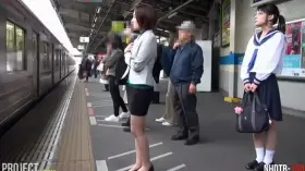 Woman has a rough train ride home