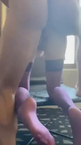 His big dick didn't take it easy on this tight pussy...just how I need it 😈