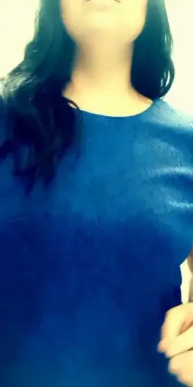 Snuck into the bathroom to rub on my tits for you!!!