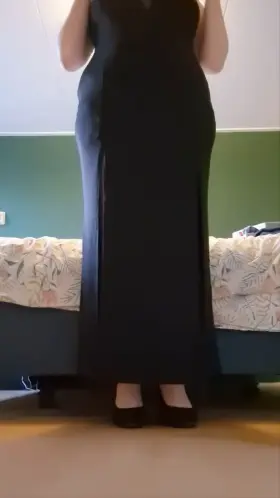 So.. you can just hide your head under my new dress.. Would you?