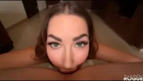 Excited Goddess Shaiden on her knees eating her man's asshole as he uses her big tongue to whip his ass clean! Lucky dude uses our Goddess to clean his ass again. So jealous...She is the Queen of rimjobs. Hot new vid 🔥