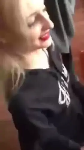 Chris Diamond's co-star and makeup girl play with his cock