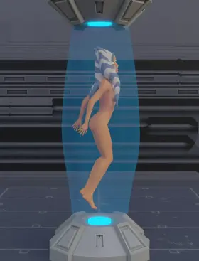 Ahsoka in a containment field v2 (oc)