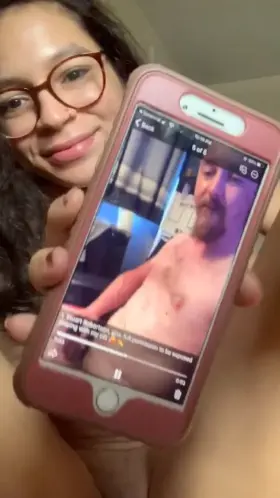 Just 2 bitches playing with their clits! JK; 1 real bitch and 1 clit-having beta boy. 😅😜😈💖✨😘