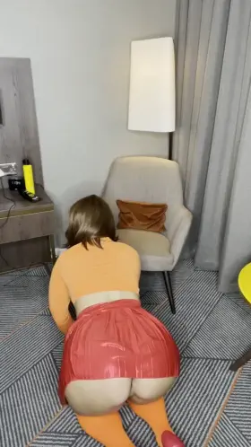 Velma dropped her glasses once again...